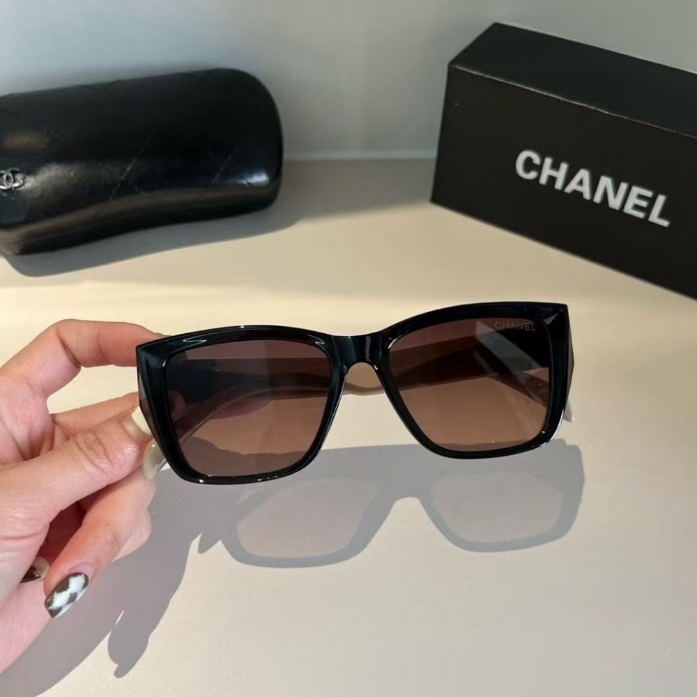 Chanel Oval Sunglasses - Picture 5 of 9